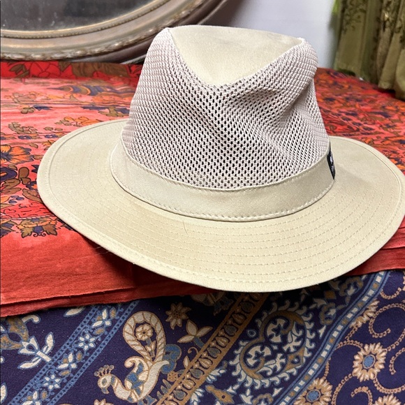NWT Panama Jack Beige Mesh Sun Hat - Picture 8 of 8